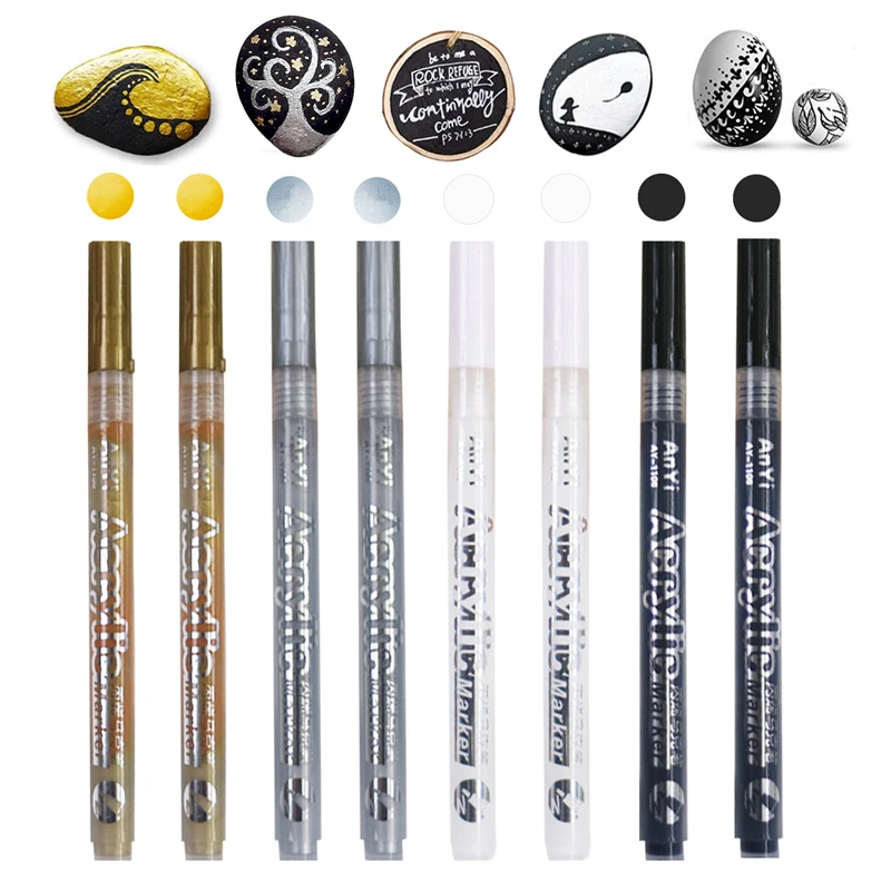 Copic Marker Classic - 바위 그림, 돌, 세라믹, 유리, 목재,