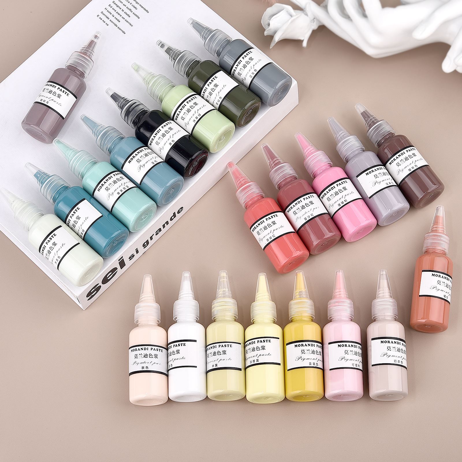 Resin Dye Alcohol - 모란디 색상 액체 송진 안료, 에폭시