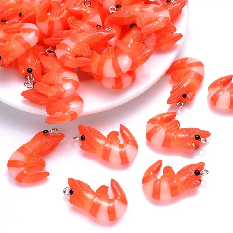 10Pcs 아크릴 수지 만화 해산물 참 3D 시뮬레이션 - Resin Craft Projects 리뷰 및 가격