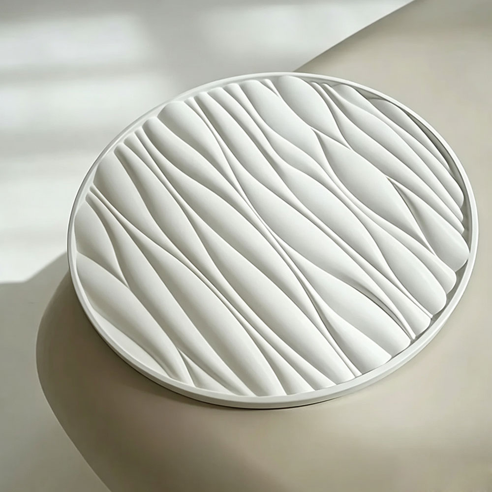 대형 원형 트레이 실리콘 몰드 웨이브 시멘트 석고 트레 - Silicone Mold Tray 리뷰 및 가격