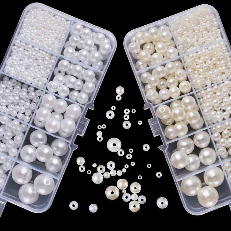 800개 인조 진주 레진 비즈 키트 라운드 진주 비즈  - Resin Crafts Diy 리뷰 및 가격