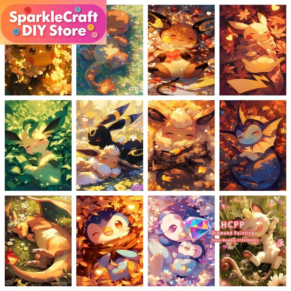 1pc 프레임리스 만화 포켓몬 피카추 Charizard - Resin Craft Kit 리뷰 및 가격