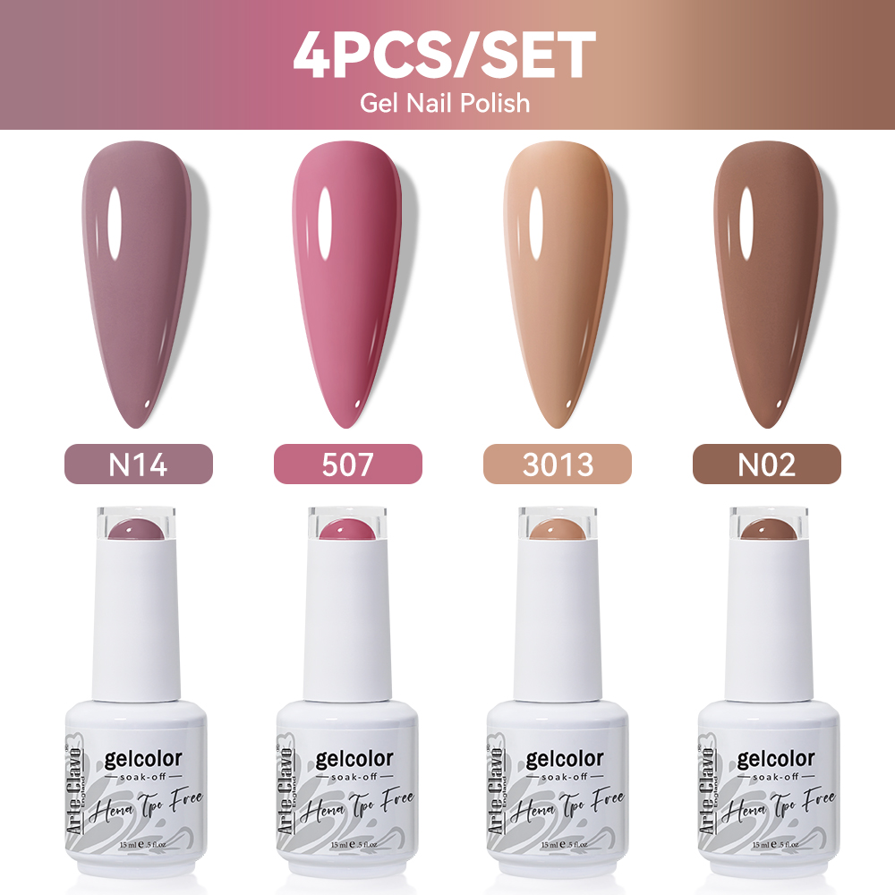 아르테 클라보 4개 세트 젤 네일 폴리시 15ml 와인 - Resin Glitter Pack 리뷰 및 가격
